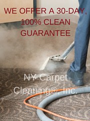 a 30-day, 100% clean guarantee - New York Carpet Cleaning, Inc