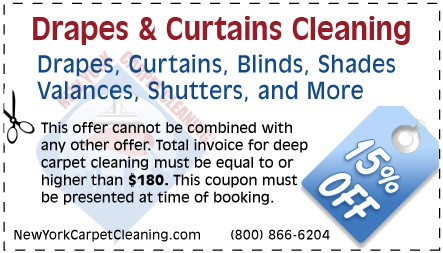 curtains & drapes cleaning coupon